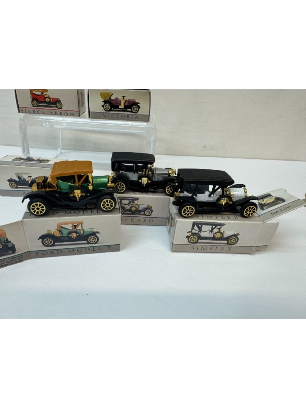 9 Readers Digest Cars & Boxes- Diecast and plastic- Not Toys